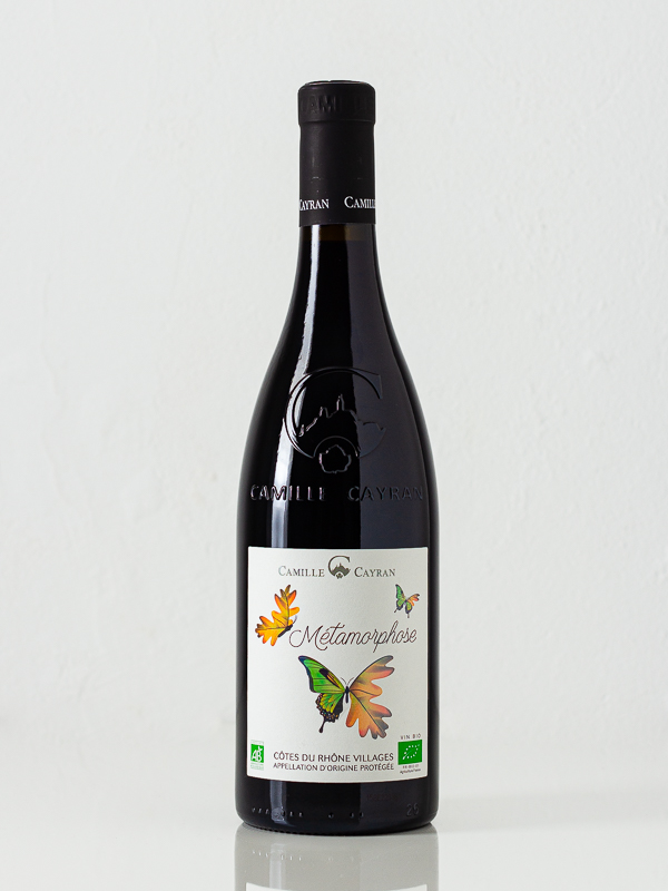 Métamorphose, Côtes du Rhône Villages, 2019, Camille Cayran, rødvin
